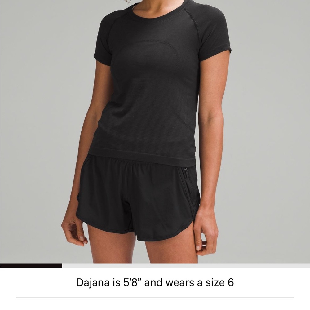 lululemon athletica Black Short Sleeve Tee
